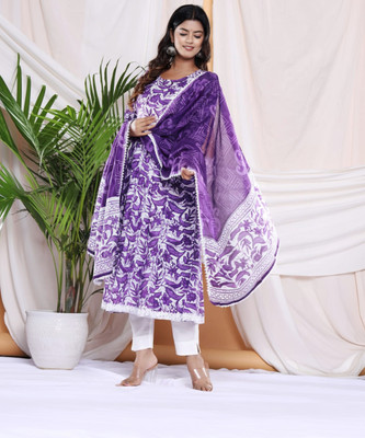 PARTHVI Women Kurta Pant Dupatta Set