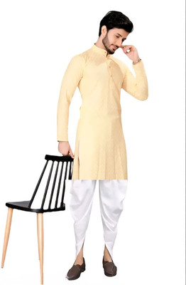 Raj Traders Men Kurta Dhoti Set