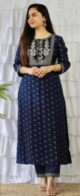 Anushka Handicrafts Women Kurta Pant Set