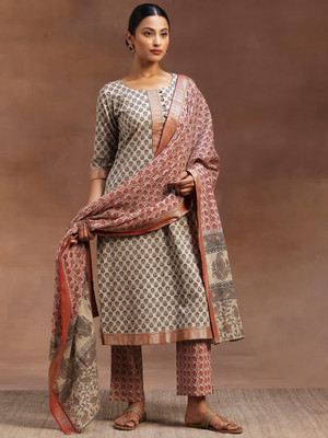 LIBAS Women Kurta Pant Dupatta Set