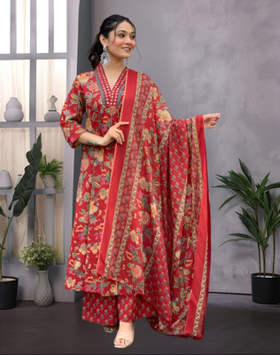ANIRAV Women Kurta Pant Dupatta Set
