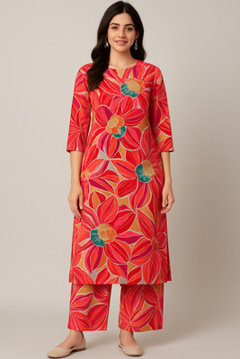 Aromix Women Kurta Palazzo Set