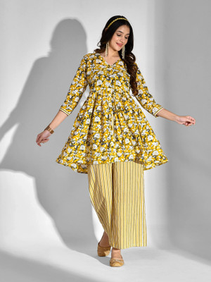 mokshi Women Kurta Palazzo Set