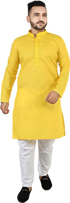 Qtsy Men Kurta Pyjama Set