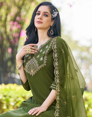 Samah Women Kurta Pant Dupatta Set