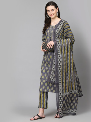 his&her Women Kurta Pant Dupatta Set