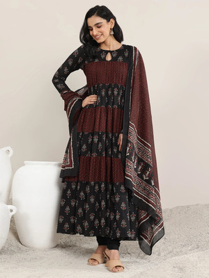 LIBAS Women Kurta Churidar Dupatta Set