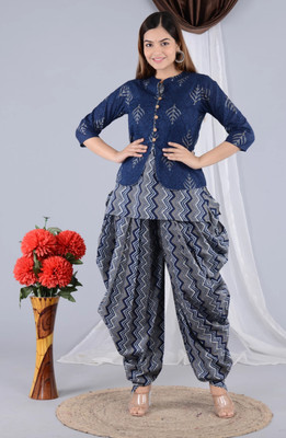 vijay garments Women Kurti Pant Ethnic Jacket Set