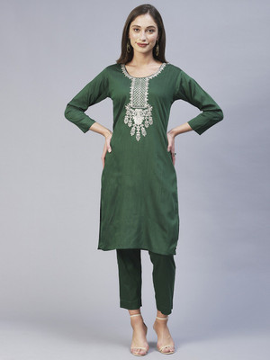 RED FEATHER Women Kurta Pant Set