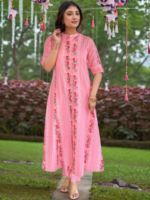 Aaghnya Fashion Women Kurta Pant Set