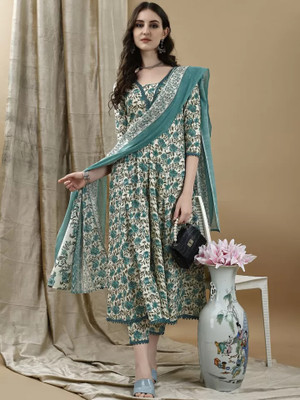 Lamba Creations Women Kurta Pant Dupatta Set