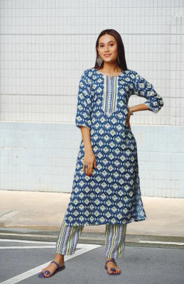 HARJYOT FASHION Women Kurti Pant Set