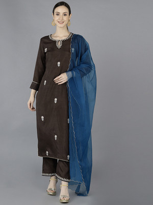 AHIKA Women Kurta Pant Dupatta Set