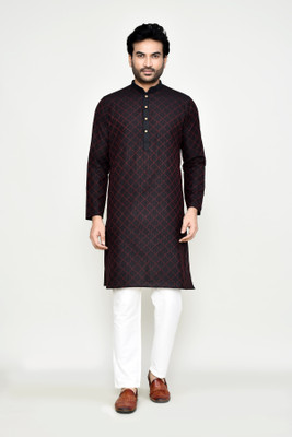 POLY2FAB Men Kurta Pyjama Set
