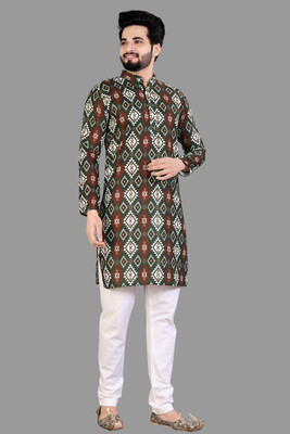 CELLUX Men Kurta Pyjama Set