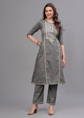 Mauka Women Kurti Palazzo Set