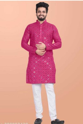 VALAKI Men Kurta Pyjama Set