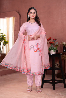 SHIVAY FAB Women Kurti Pant Attached Dupatta Set