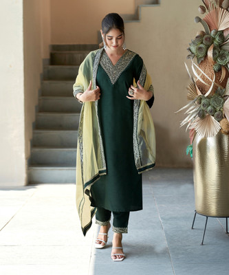 Samah Women Kurta Pant Dupatta Set