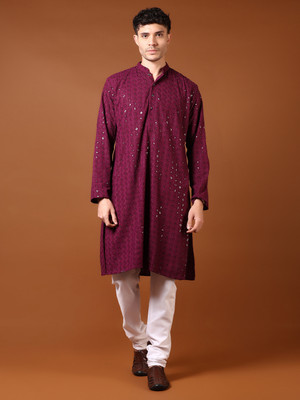 V-MART Men Kurta Pyjama Set