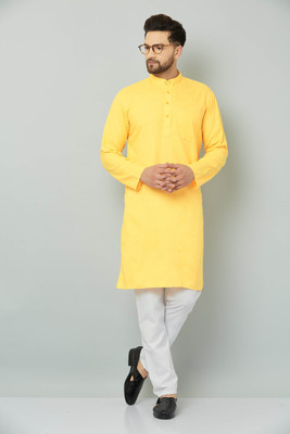 LEMONX Men Kurta Pyjama Set