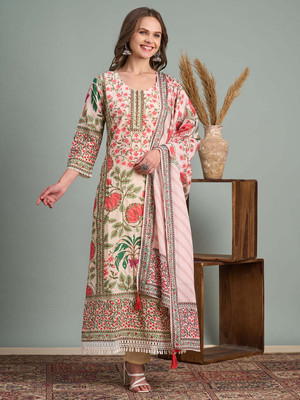 Fashor Women Kurta Pant Dupatta Set