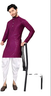 Raj Traders Men Kurta Dhoti Set