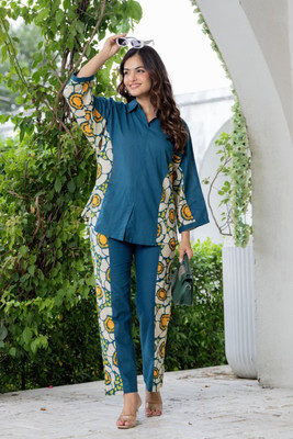 NATIVITY CLOTHING Women Shirt Pyjama Set