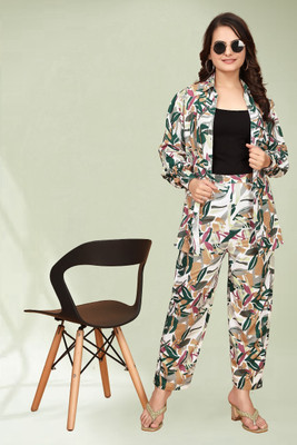 KAHARA Women Shirt Palazzo Set