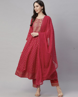 Fashion Bhagwati Women Kurti Pant Dupatta Set