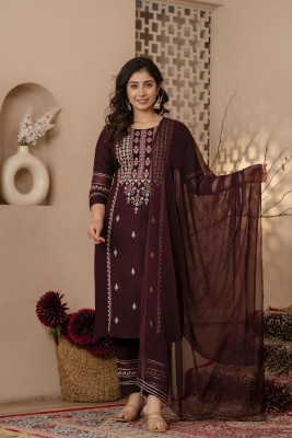 Charu Women Kurta Pant Dupatta Set