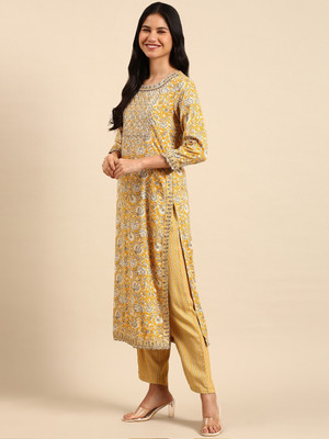 SHOWOFFFF Women Kurta Pant Set
