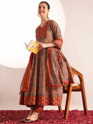 VBUYZ Women Kurta Pant Dupatta Set