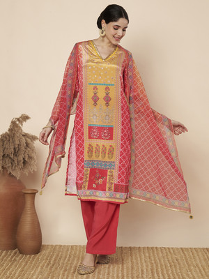 Bhavya Attire Women Kurta Pant Dupatta Set