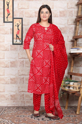VASTRA VILLA Printed Kurta, Trouser/Pant & Dupatta Set