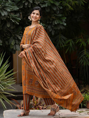 AHIKA Women Kurta Pant Dupatta Set
