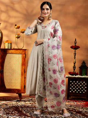LIBAS Women Kurta Pant Dupatta Set