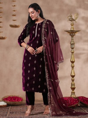 Ishin Women Kurta Pant Dupatta Set