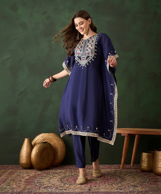 Sangria Women Kaftan Pant Set