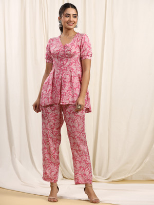 Readiprint Fashions Women Ethnic Top Pant Set