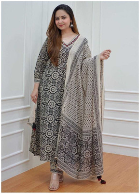 Texahub Women Kurta Pant Dupatta Set