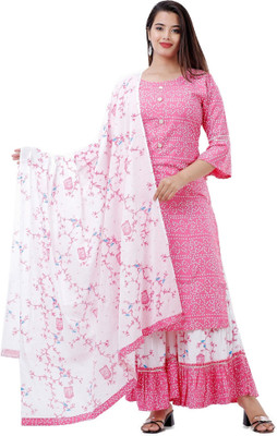 Lee Moda Women Kurta Pant Dupatta Set