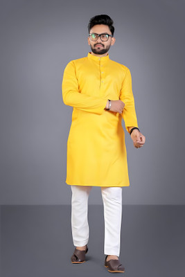 PoshSide Men Kurta Pyjama Set