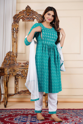 SONAVA CLUB Women Ethnic Top Pant Set