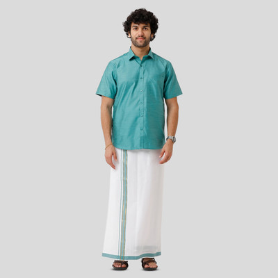 Uathayam Men Shirt Dhoti Set