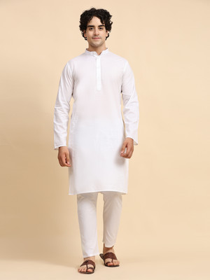 SKAVIJ Men Kurta Pyjama Set