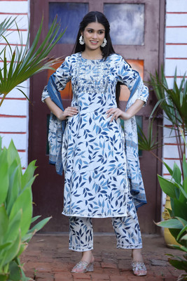 PARTHVI Women Kurta Pant Dupatta Set