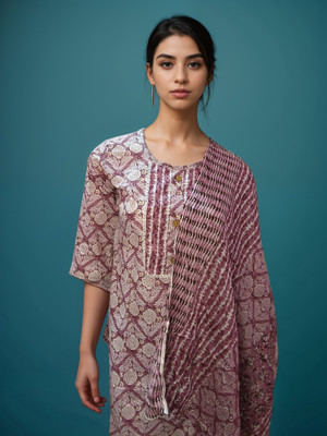 Bhartiya Naari Women Kurti Pant Dupatta Set