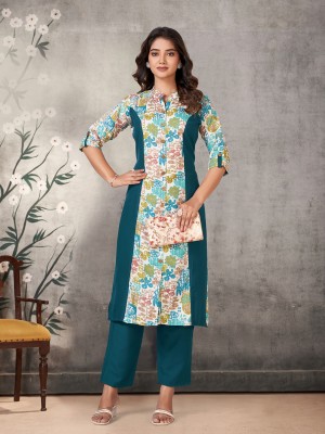 Mamatva Women Kurta Palazzo Set