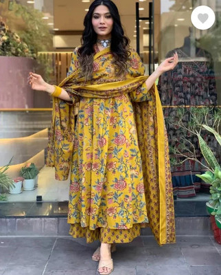 SUBH LAXMI Women Kurta Palazzo Dupatta Set